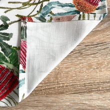 Load image into Gallery viewer, Australian Banksia Placemat Silken Twine Table Runner