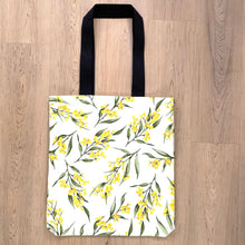 Load image into Gallery viewer, Australian Golden Wattle reusable bag Silken Twine Tote Bag