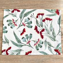 Load image into Gallery viewer, Australian Gum Blossom Placemat Silken Twine Table Runner