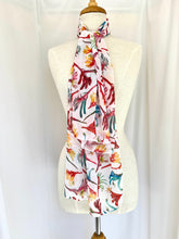 Load image into Gallery viewer, Australian Kangaroo Paw Scarf Silken Twine Scarf