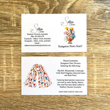 Load image into Gallery viewer, Australian Kangaroo Paw Scarf Silken Twine Scarf