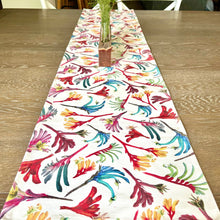 Load image into Gallery viewer, Australian Kangaroo Paw Table Runner Silken Twine Table Runner