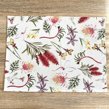 Load image into Gallery viewer, Australian Natives Placemat Silken Twine Table Runner