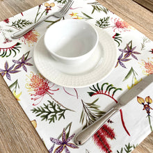 Load image into Gallery viewer, Australian Natives Placemat Silken Twine Table Runner