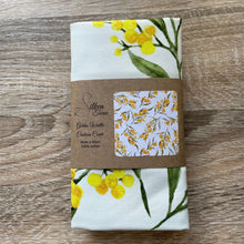 Load image into Gallery viewer, Golden Wattle Cushion Cover Cotton Drill Silken Twine Cushion Cover