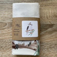 Load image into Gallery viewer, Kookaburra Cushion Cover Cotton Drill Silken Twine Cushion Cover