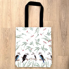 Load image into Gallery viewer, Kookaburras reusable bag Silken Twine Tote Bag