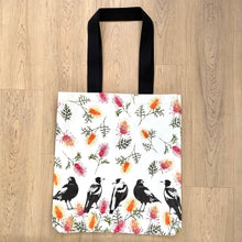 Load image into Gallery viewer, Magpies reusable bag Silken Twine Tote Bag