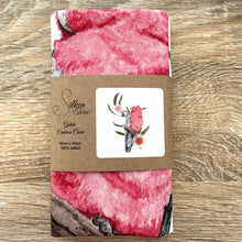 Load image into Gallery viewer, Pink and Grey Galah Cushion Cover Cotton Drill Silken Twine Cushion Cover