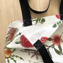 Load image into Gallery viewer, South West of WA Flora reusable bag Silken Twine Tote Bag