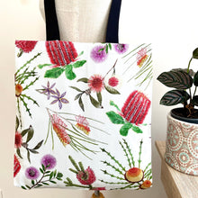 Load image into Gallery viewer, South West of WA Flora reusable bag Silken Twine Tote Bag