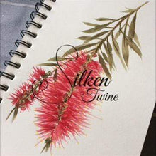 Load image into Gallery viewer, Australian Bottlebrush Scarf Silken Twine Scarf