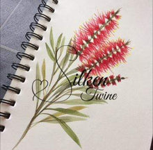 Load image into Gallery viewer, Australian Bottlebrush Scarf Silken Twine Scarf