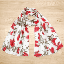 Load image into Gallery viewer, Australian Bottlebrush Scarf Silken Twine Scarf