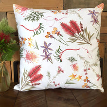 Load image into Gallery viewer, Australian Flora Cushion Cover All Over Cotton Drill