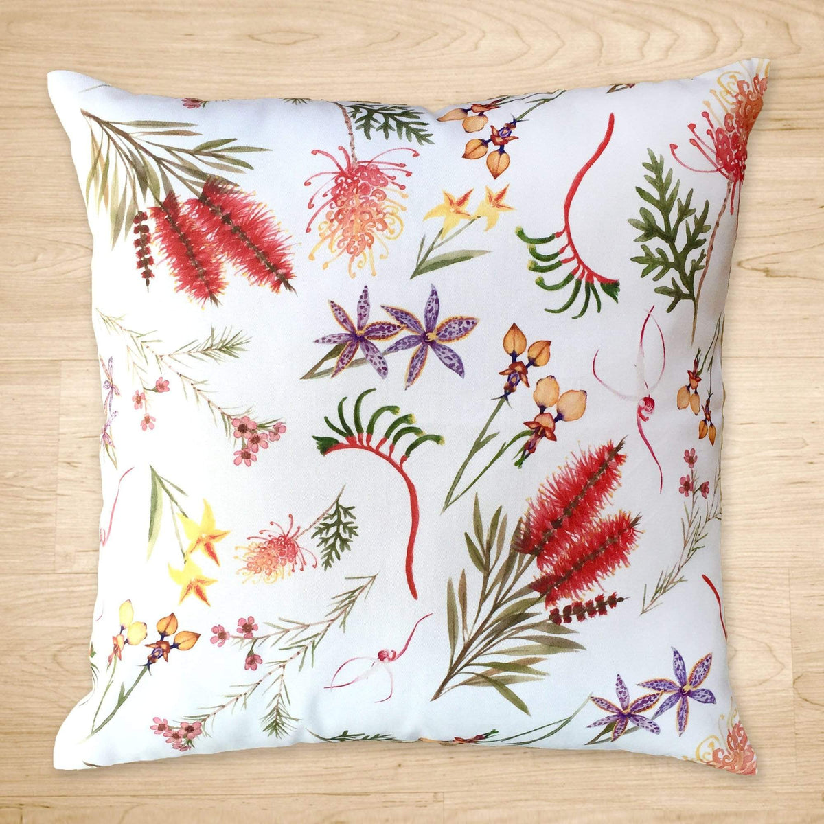 Australian Flora Cushion Cover Australian Native Cushion Gifts Silken Twine
