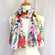 Load image into Gallery viewer, Australian Floral Emblems Scarf Silken Twine Scarf