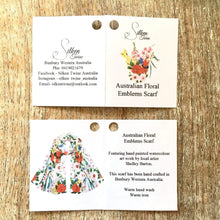 Load image into Gallery viewer, Australian Floral Emblems Scarf Silken Twine Scarf
