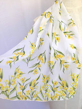 Load image into Gallery viewer, Australian Golden Wattle Scarf Silken Twine Scarf