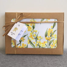 Load image into Gallery viewer, Australian Golden Wattle Scarf Silken Twine Scarf