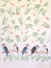 Load image into Gallery viewer, Australian Kookaburra Scarf Silken Twine Scarf