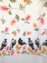 Load image into Gallery viewer, Australian Magpies Scarf Silken Twine Scarf
