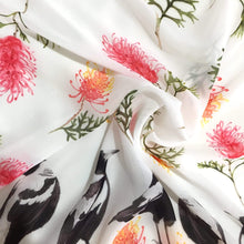 Load image into Gallery viewer, Australian Magpies Scarf Silken Twine Scarf