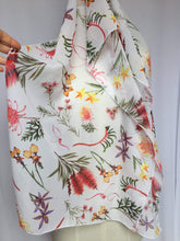 Load image into Gallery viewer, Australian Native Wild Flowers Scarf Silken Twine Scarf