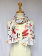 Load image into Gallery viewer, Australian Native Wild Flowers Scarf Silken Twine Scarf
