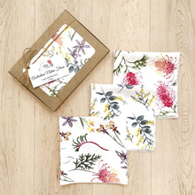 Load image into Gallery viewer, Australian Natives Handkerchief 3 pack Silken Twine Handkerchief