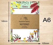 Load image into Gallery viewer, Australian Natives Note Pad Silken Twine