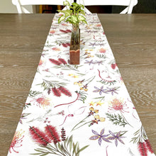 Load image into Gallery viewer, Australian Natives Table Runner Silken Twine Table Runner