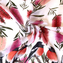 Load image into Gallery viewer, Australian Scarlet Robin Scarf Silken Twine Scarf