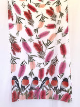 Load image into Gallery viewer, Australian Scarlet Robin Scarf Silken Twine Scarf