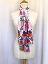 Load image into Gallery viewer, Australian Scarlet Robin Scarf Silken Twine Scarf
