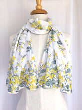 Load image into Gallery viewer, Australian Silver Wattle Scarf Silken Twine Scarf