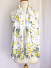 Load image into Gallery viewer, Australian Silver Wattle Scarf Silken Twine Scarf