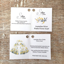 Load image into Gallery viewer, Australian Silver Wattle Scarf Silken Twine Scarf