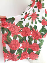 Load image into Gallery viewer, Australian Waratah Flower Scarf Silken Twine Scarf