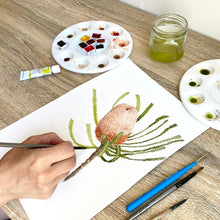 Load image into Gallery viewer, Banksia Cushion Cover Cotton Drill Silken Twine Cushion Cover