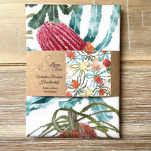 Load image into Gallery viewer, Banksia Flowers Handkerchief Silken Twine Handkerchief