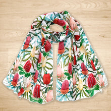 Load image into Gallery viewer, Banksia Scarf Silken Twine Scarf