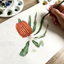 Load image into Gallery viewer, Banksia Scarf Silken Twine Scarf