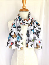 Load image into Gallery viewer, Butterflies of Australia Scarf Silken Twine Scarf