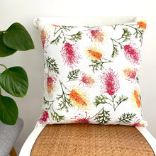 Load image into Gallery viewer, Grevillea Cushion Cover Cotton Drill Silken Twine Cushion Cover