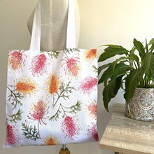 Load image into Gallery viewer, Grevillea reusable bag Silken Twine Tote Bag