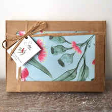 Load image into Gallery viewer, Gum Blossoms Scarf Mint Silken Twine Scarf