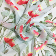 Load image into Gallery viewer, Gum Blossoms Scarf Mint Silken Twine Scarf