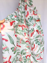 Load image into Gallery viewer, Gum Blossoms Scarf White Silken Twine Scarf