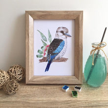 Load image into Gallery viewer, Kookaburra Art Prints set of 3 Silken Twine Art Print